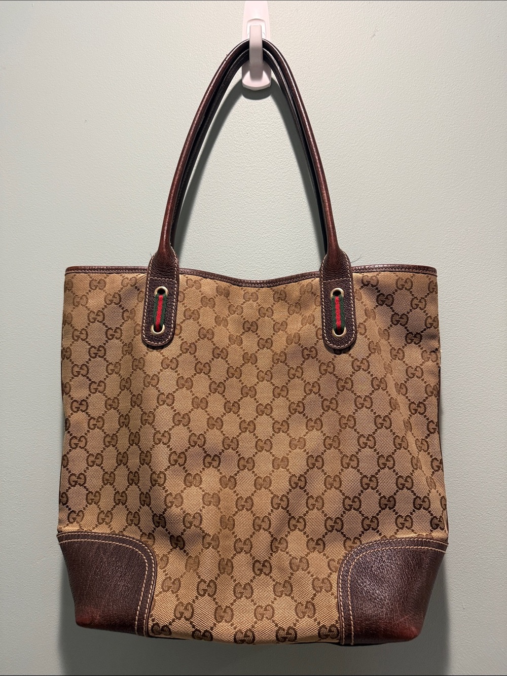 Gucci GG Canvas Vertical Princy Tote - Picture 2 of 16